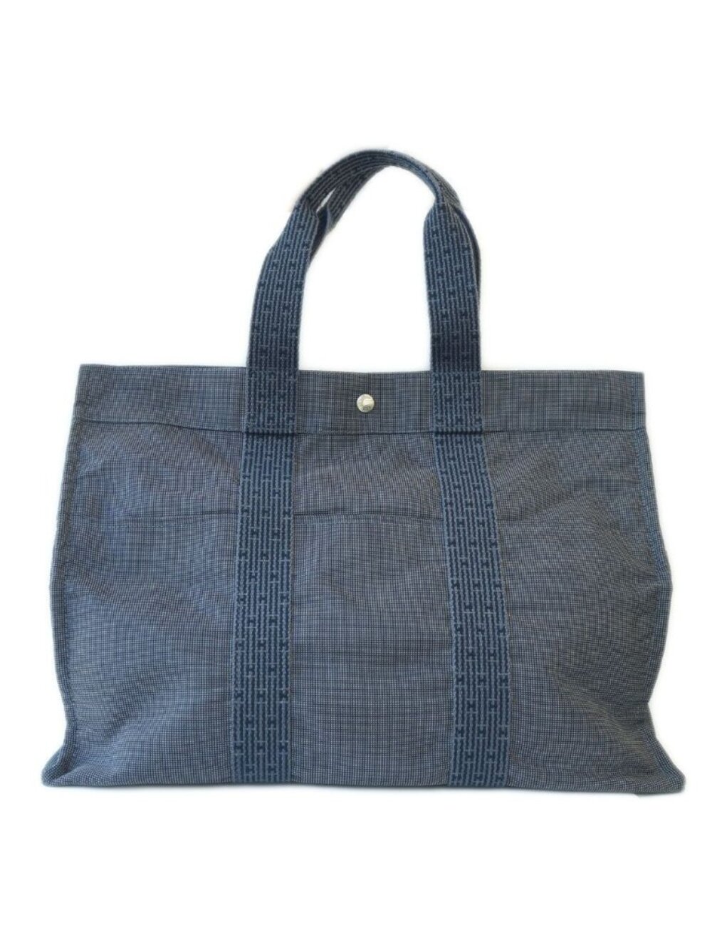 Hermes Her Line Tote Bag GM Gray Silver